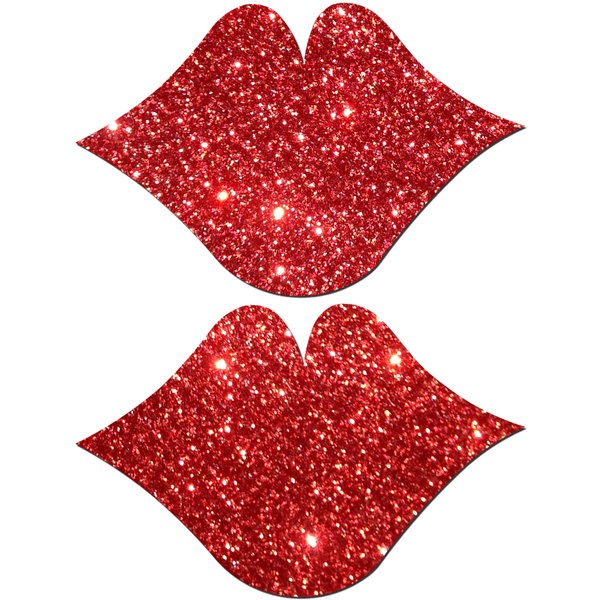 Pastease Lips Red Glittering