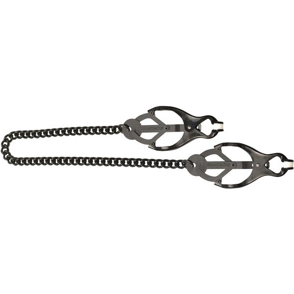 Black Butterfly Clamp W/link Chain