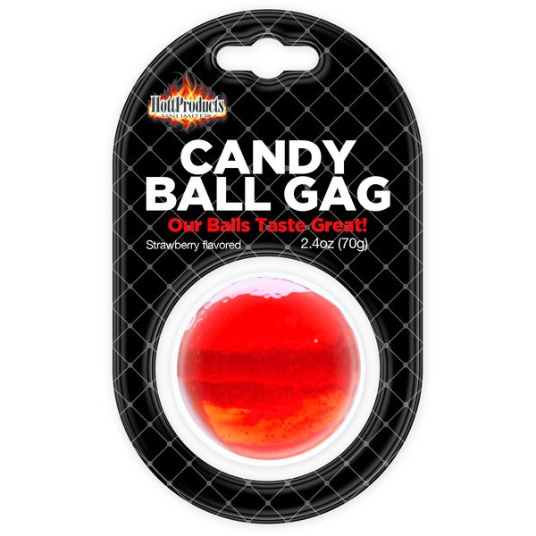 Candy Ball Gag Strawberry