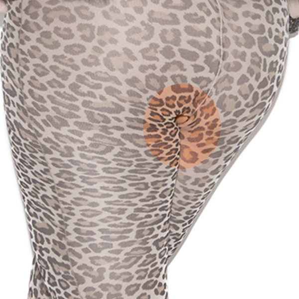 Queen Size Leopard Bodystocking 