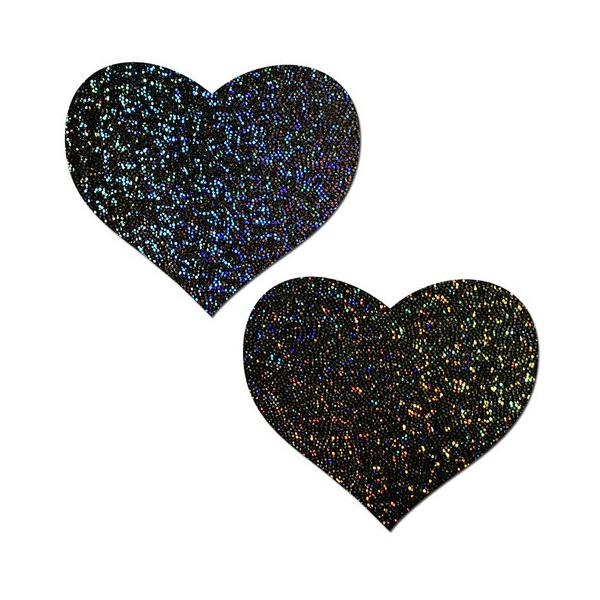 PASTEASE GLITTER HEART BLACK