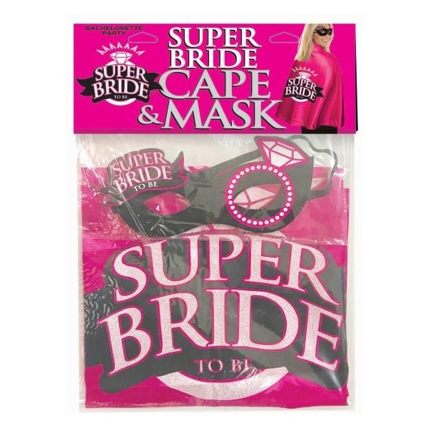 SUPER BRIDE CAPE AND MASK SET