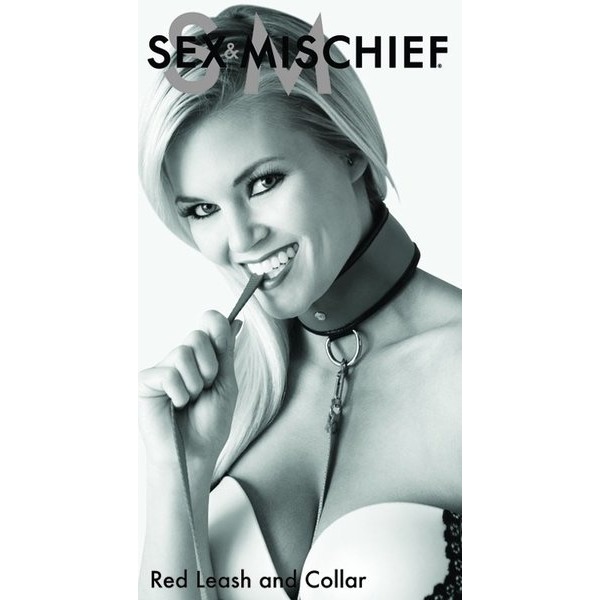 Sex & Mischief Red Leash & Collar