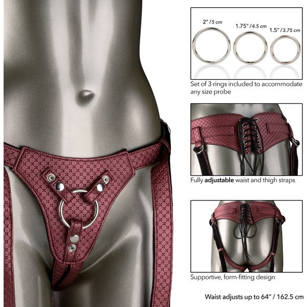 HER ROYAL HARNESS THE REGAL QUEEN RED