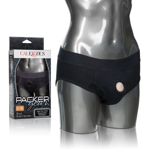 PACKER GEAR BLACK BRIEF HARNESS XL/2XL