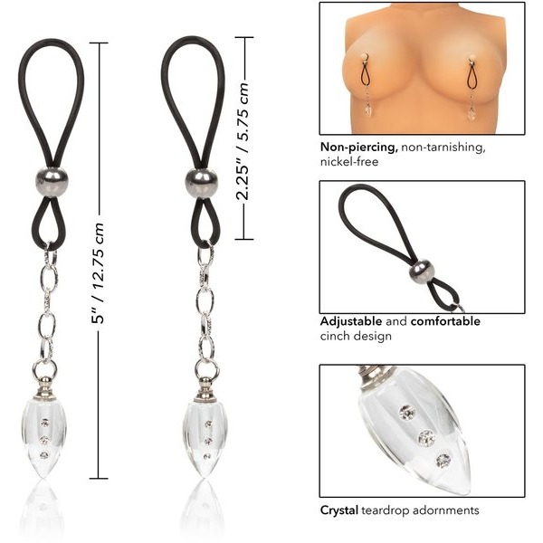 Nipple Play Non Piercing Nipple Jewelry Teardrop