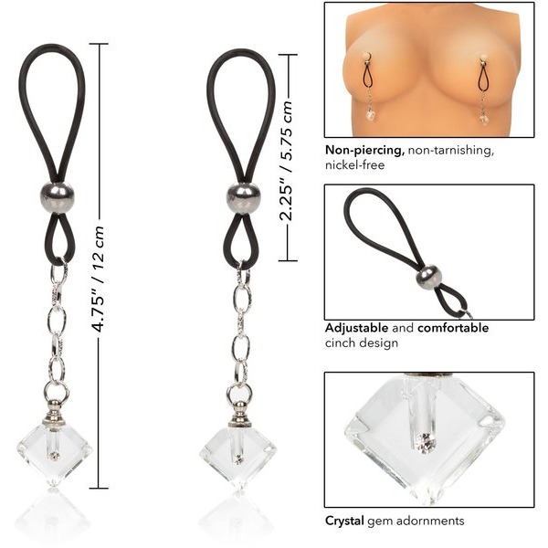 Nipple Play Non Piercing Nipple Jewelry Crystal Gem