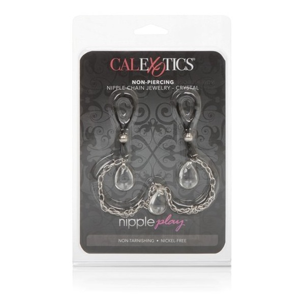 Nipple Play Non Piercing Nipple Chain Jewelry Crystal
