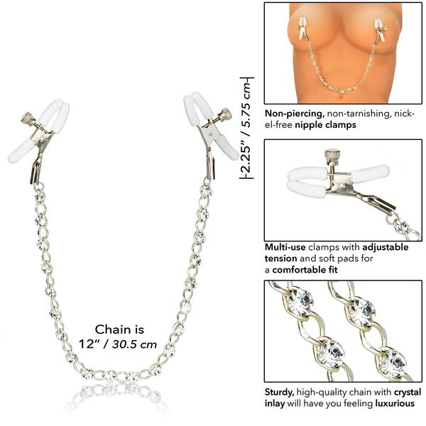 Nipple Play Crystal Nipple Clamps