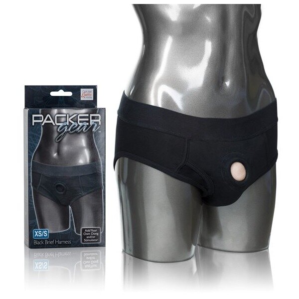 Packer Gear Black Brief Harness Xs/s