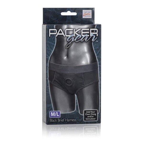 Packer Gear Black Brief Harness M/l