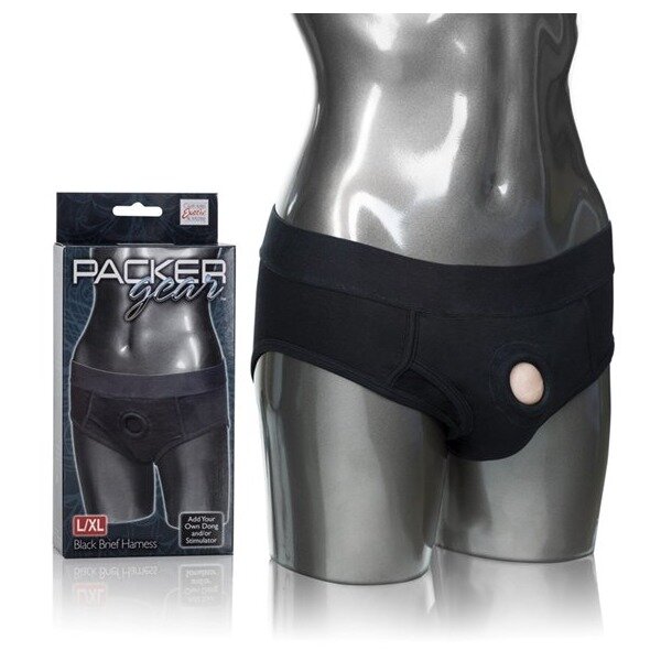 Packer Gear Black Brief Harness L/xl