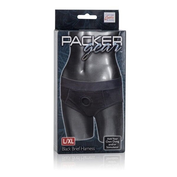 Packer Gear Black Brief Harness L/xl