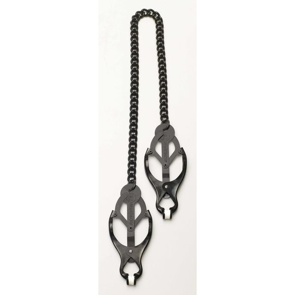 Black Butterfly Clamp W/link Chain