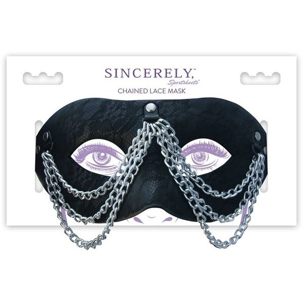 Sincerely Chained Lace Mask