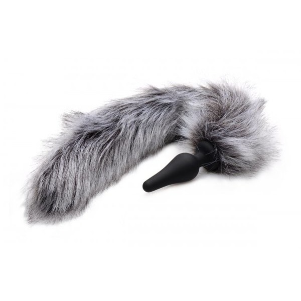 Tailz Grey Wolf Tail & Ears Set