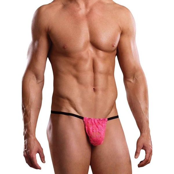 POING STRAP NEON LACE HOT PINK O/S