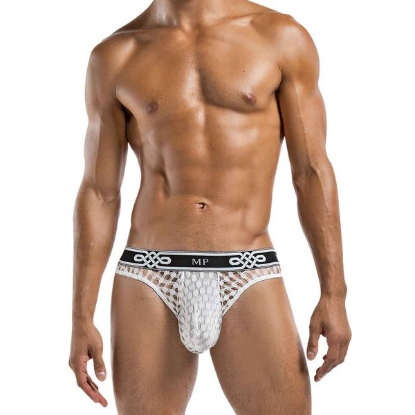 PEEP SHOW LO RISE THONG WHITE SMALL/ MEDIUM