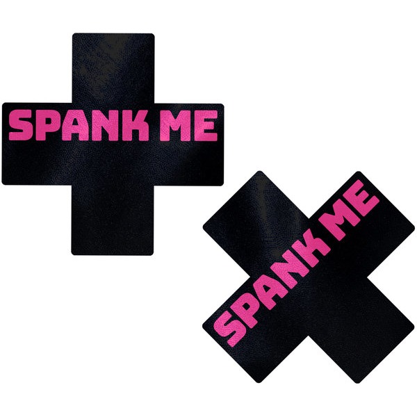 Pastease Liquid Black Cross Pink Spank Me
