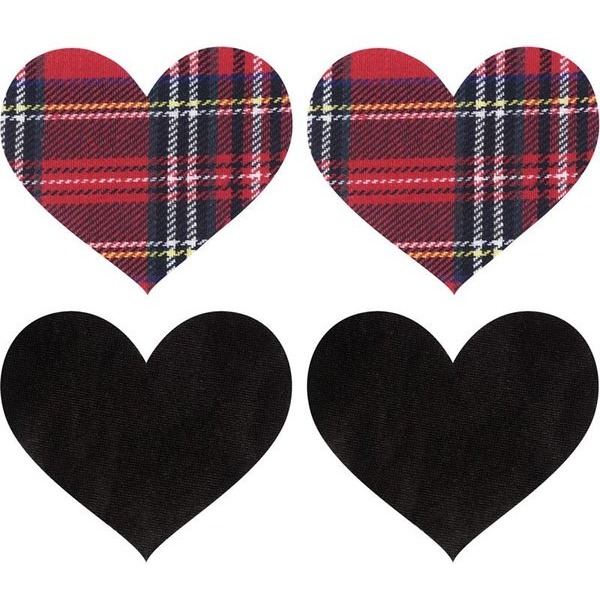 Pasties School Girl Hearts
