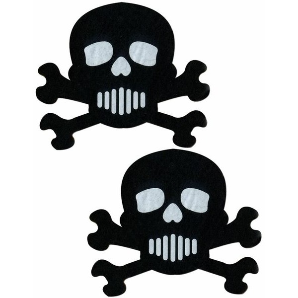 Pastease Skull & Crossbones Black